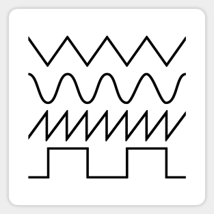 Synthesizer Waveforms (black font) #2 Magnet